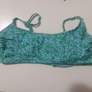 Blue and green ‘wild fable’ swimsuit top